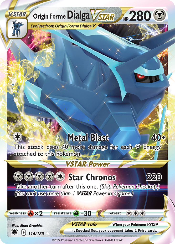 114/189 Origin Forme Dialga VSTAR
