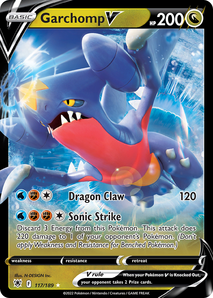 117/189 Garchomp V