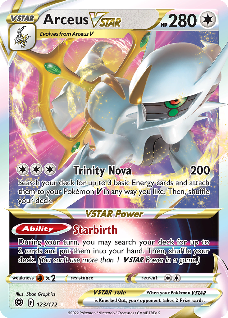 123/172 Arceus VSTAR