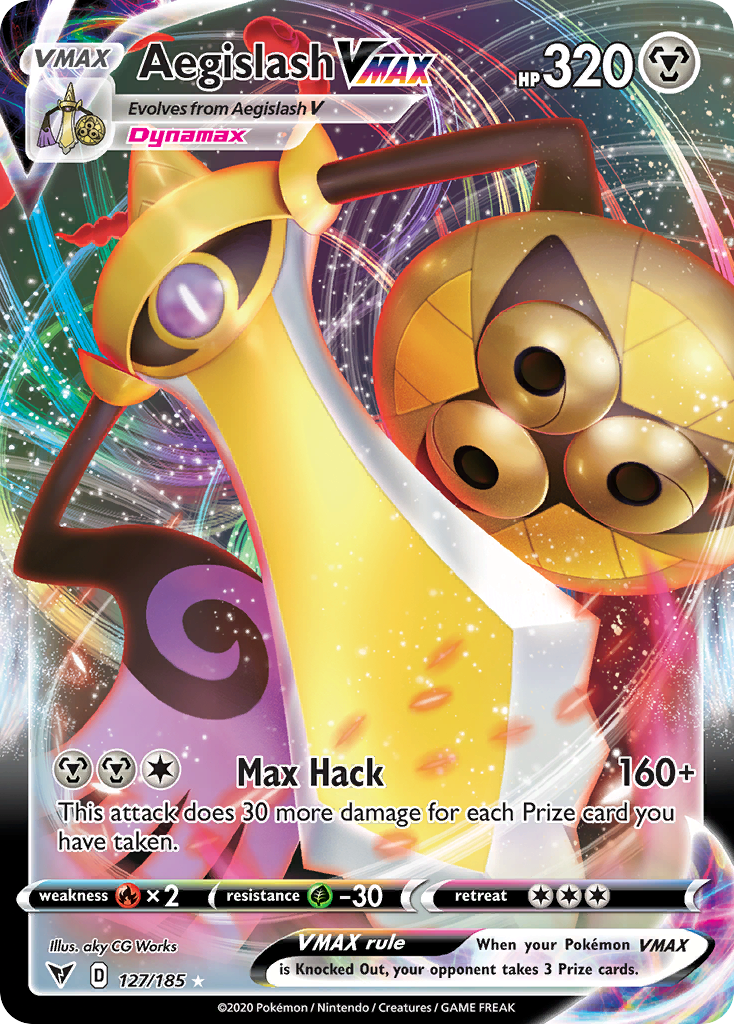 127/185 Aegislash VMAX