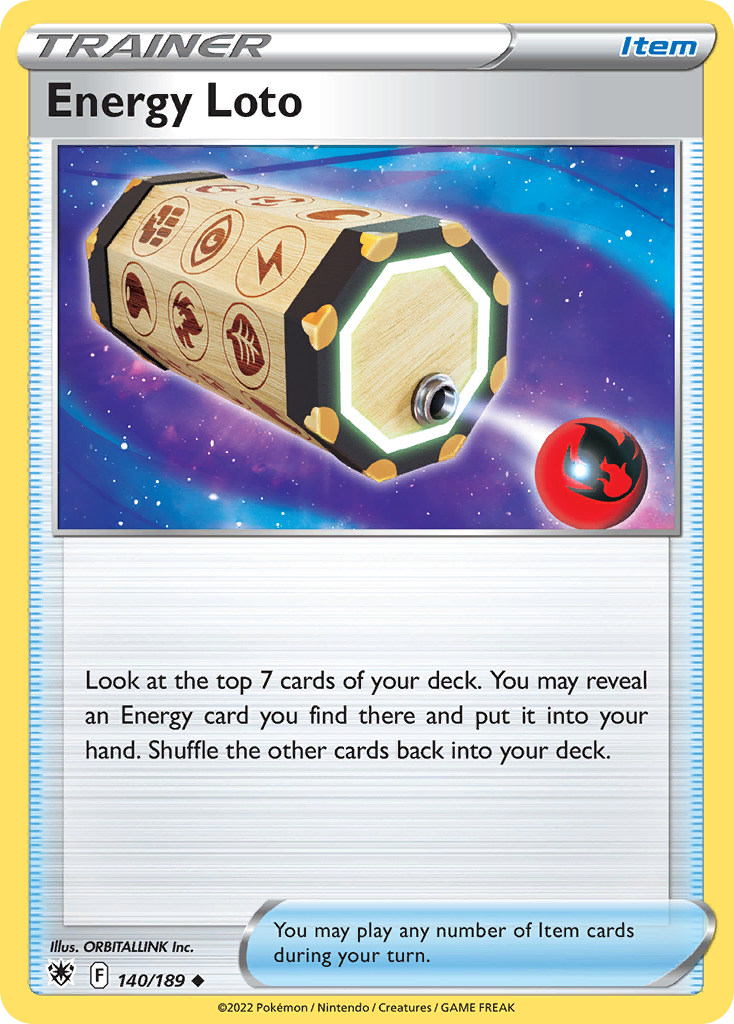 140/189 Energy Loto
