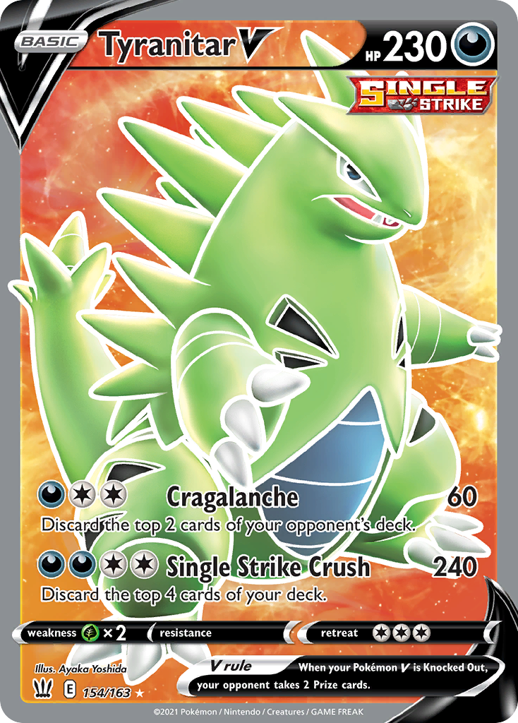154/163 Tyranitar V