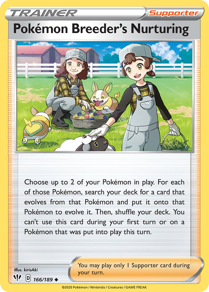166/189 Pokémon Breeder's Nurturing