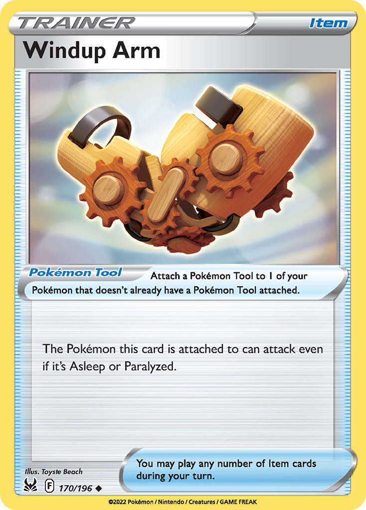 170/196 Windup Arm