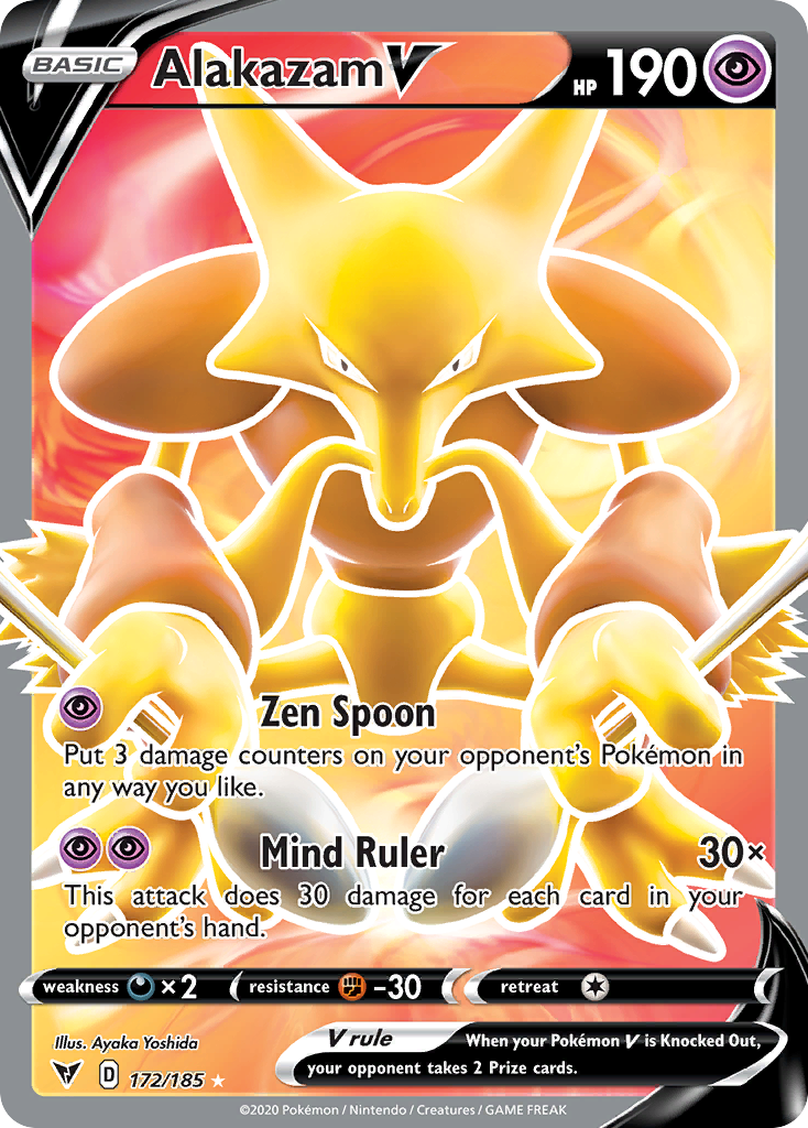 172/185 Alakazam V