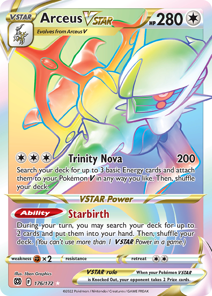 176/172 Arceus VSTAR