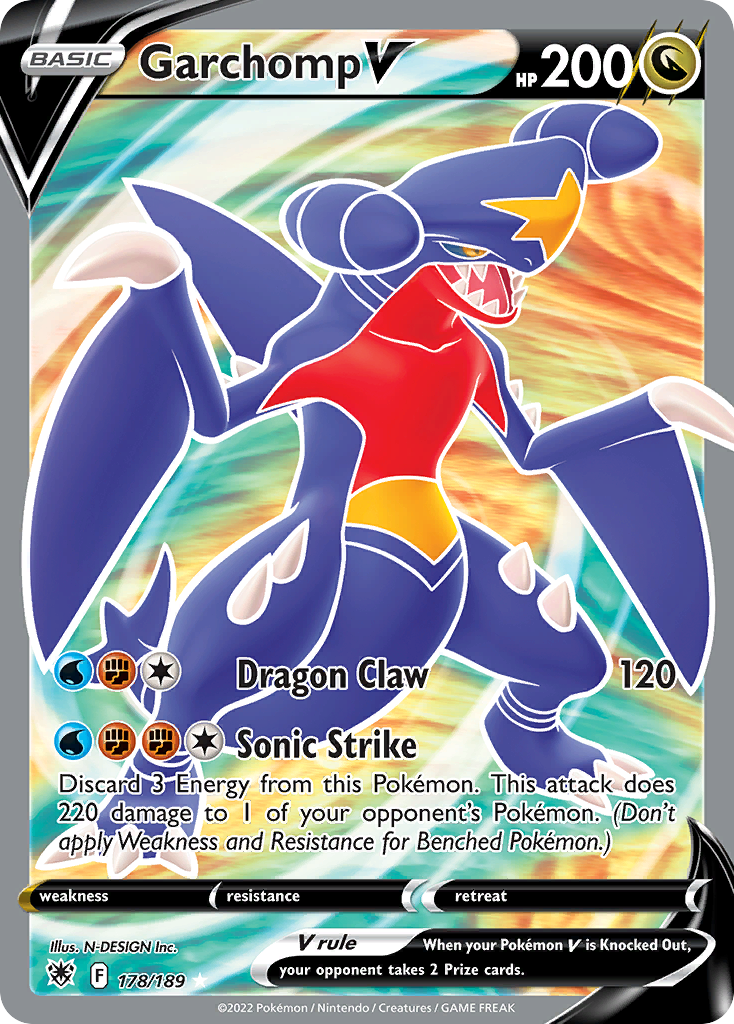 178/189 Garchomp V