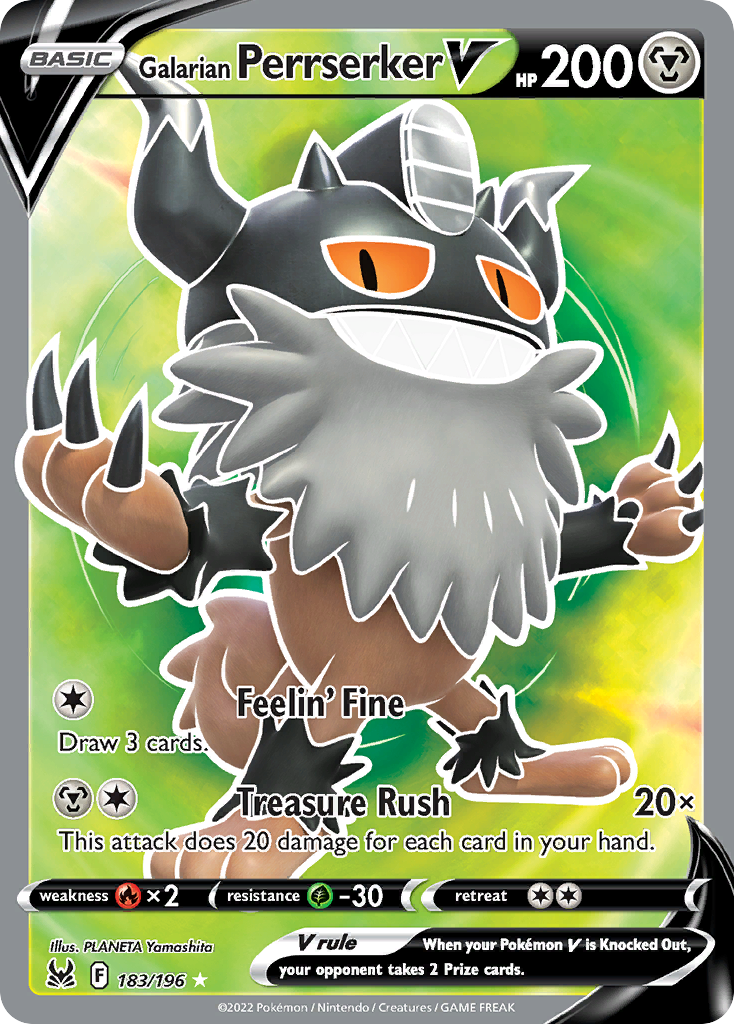 183/196 Galarian Perrserker V