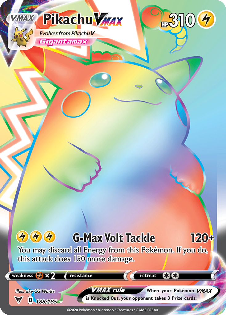 188/185 Pikachu VMAX