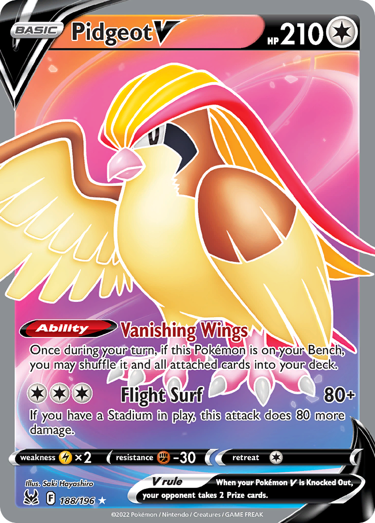 188/196 Pidgeot V