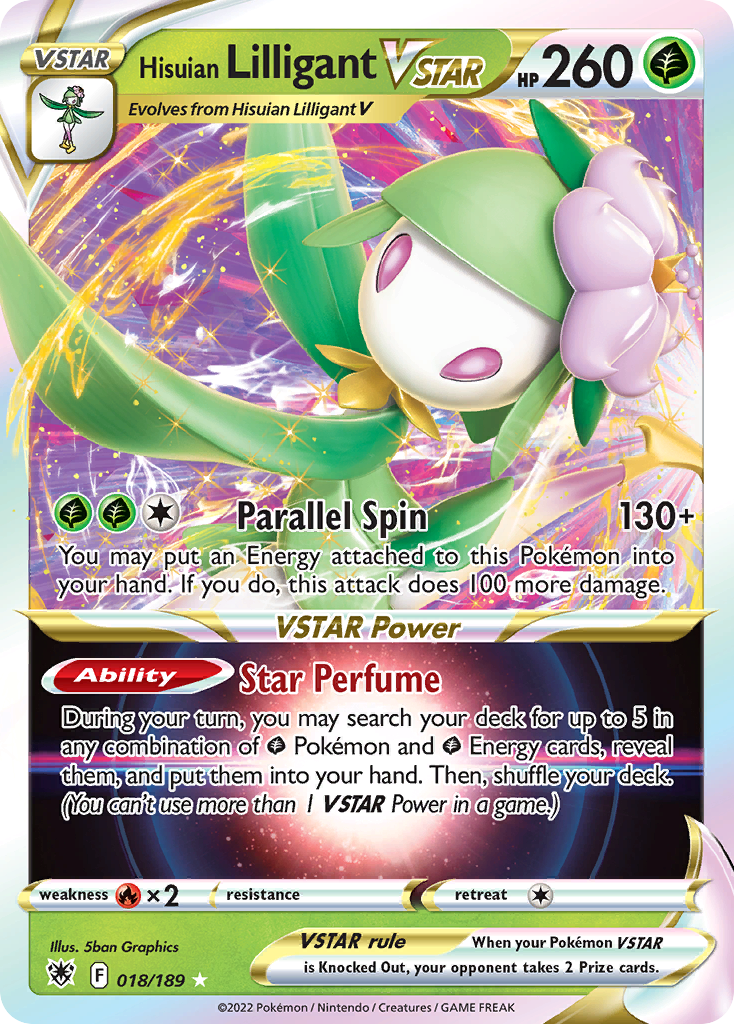 018/189 Hisuian Lilligant VSTAR