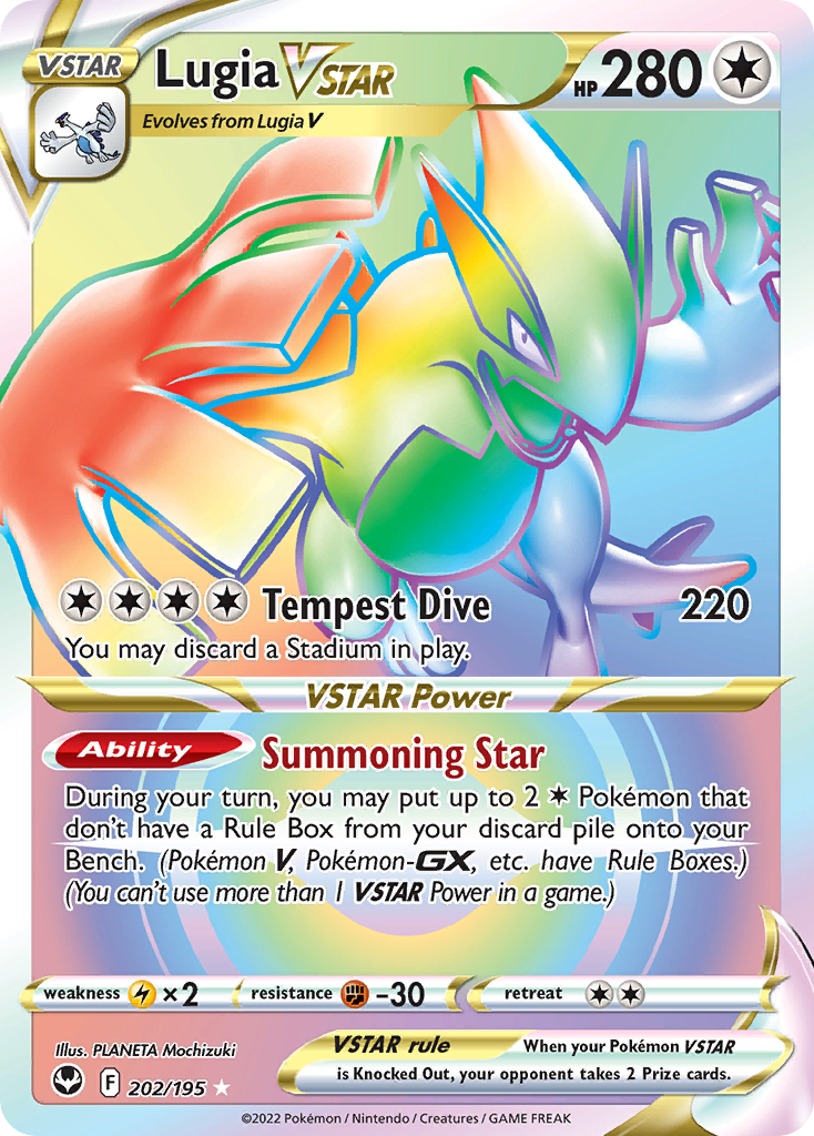 202/195 Lugia VSTAR