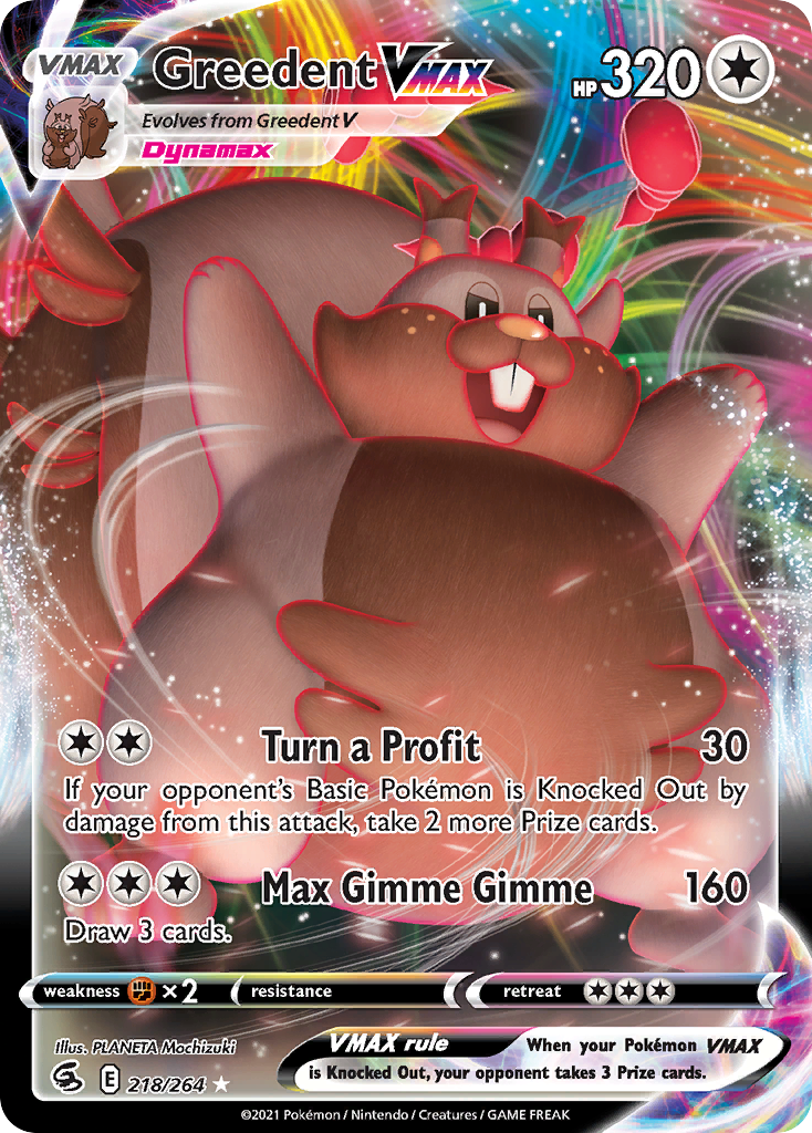 218/264 Greedent VMAX