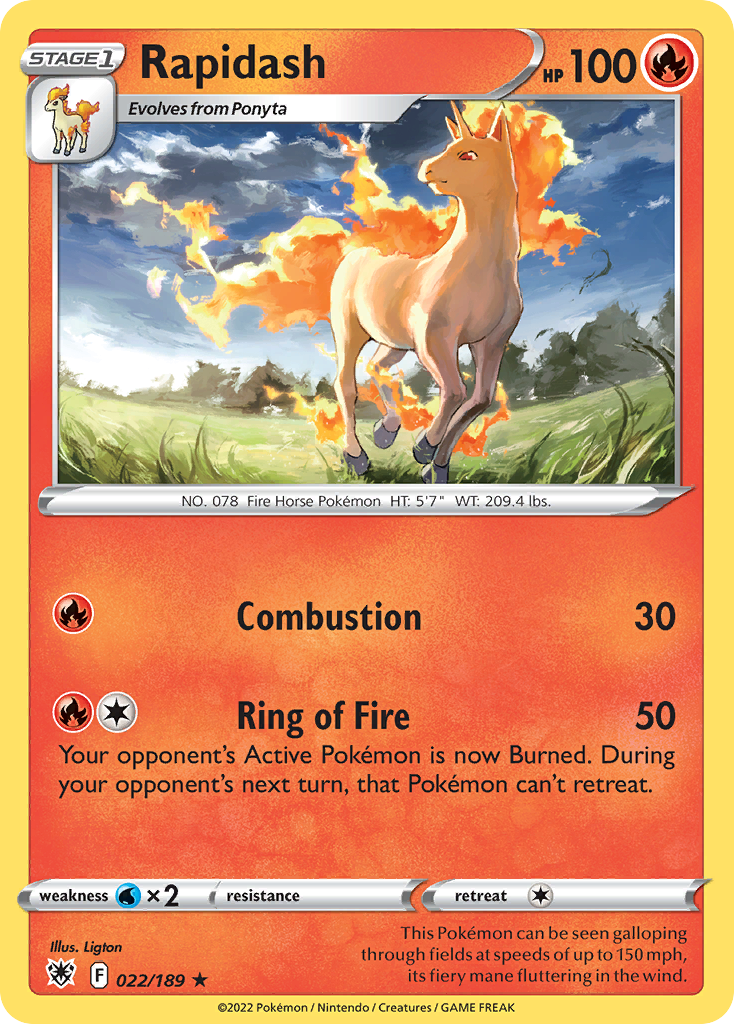 022/189 Rapidash