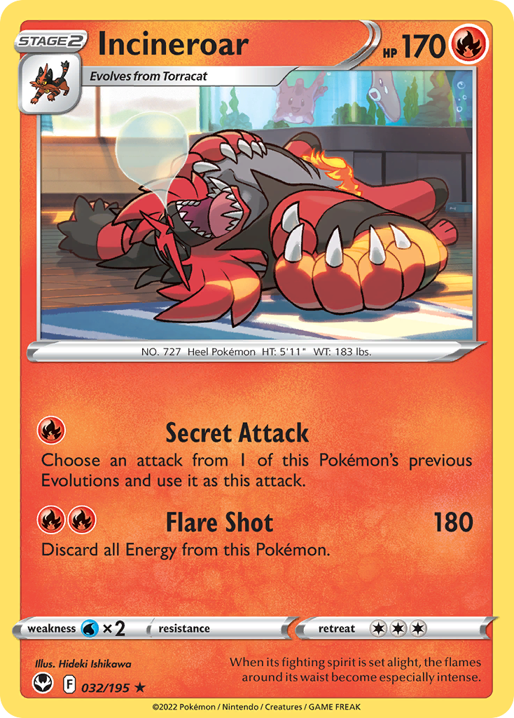 032/195 Incineroar