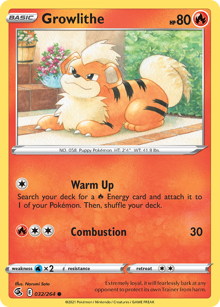 032/264 Growlithe