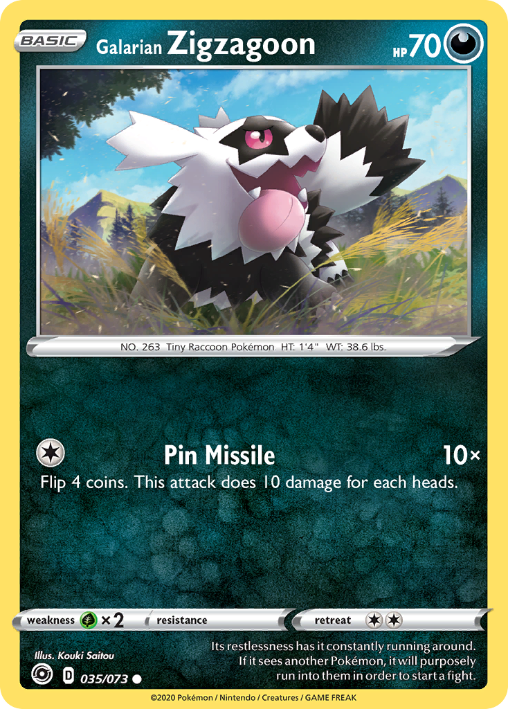 035/73 Galarian Zigzagoon