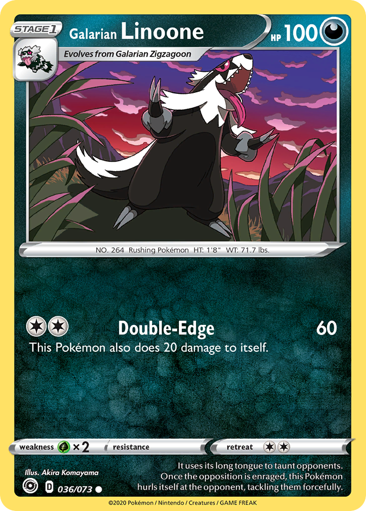 036/73 Galarian Linoone