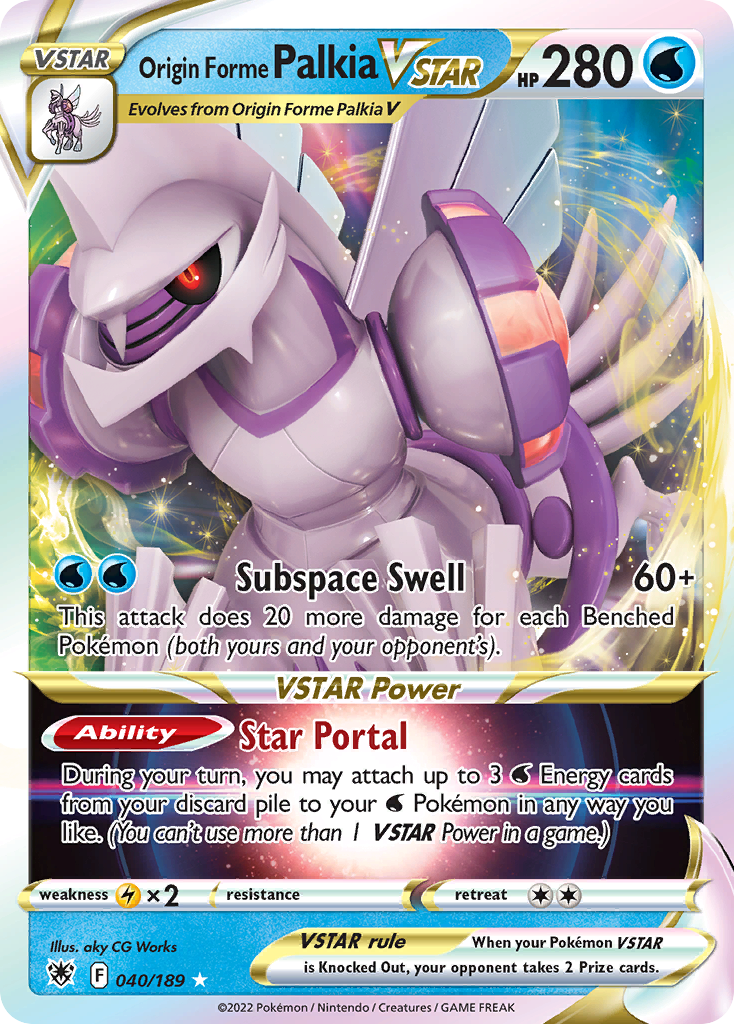 040/189 Origin Forme Palkia VSTAR