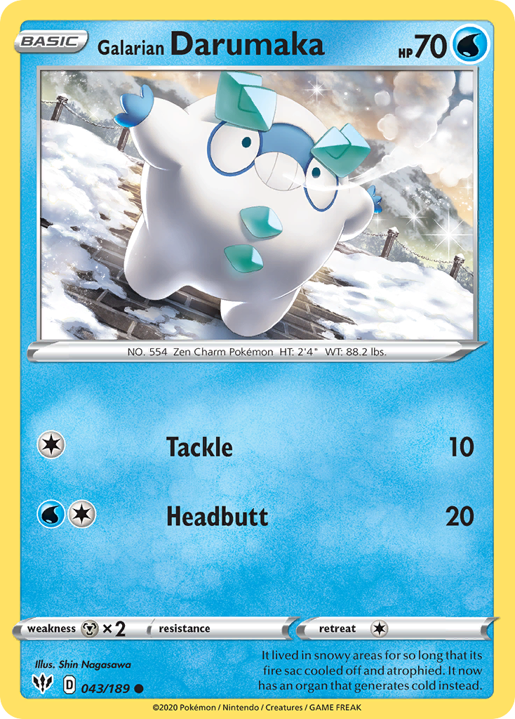 043/189 Galarian Darumaka