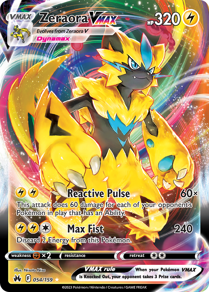 054/159 Zeraora VMAX