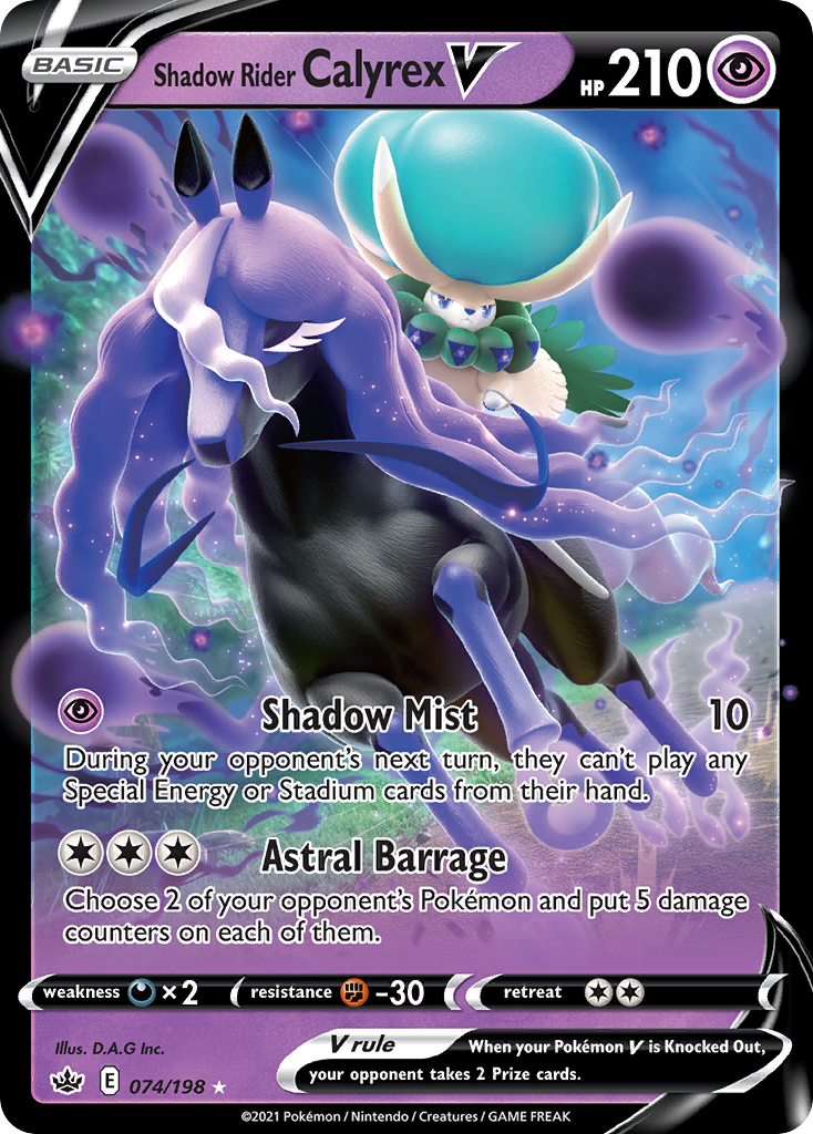 074/198 Shadow Rider Calyrex V