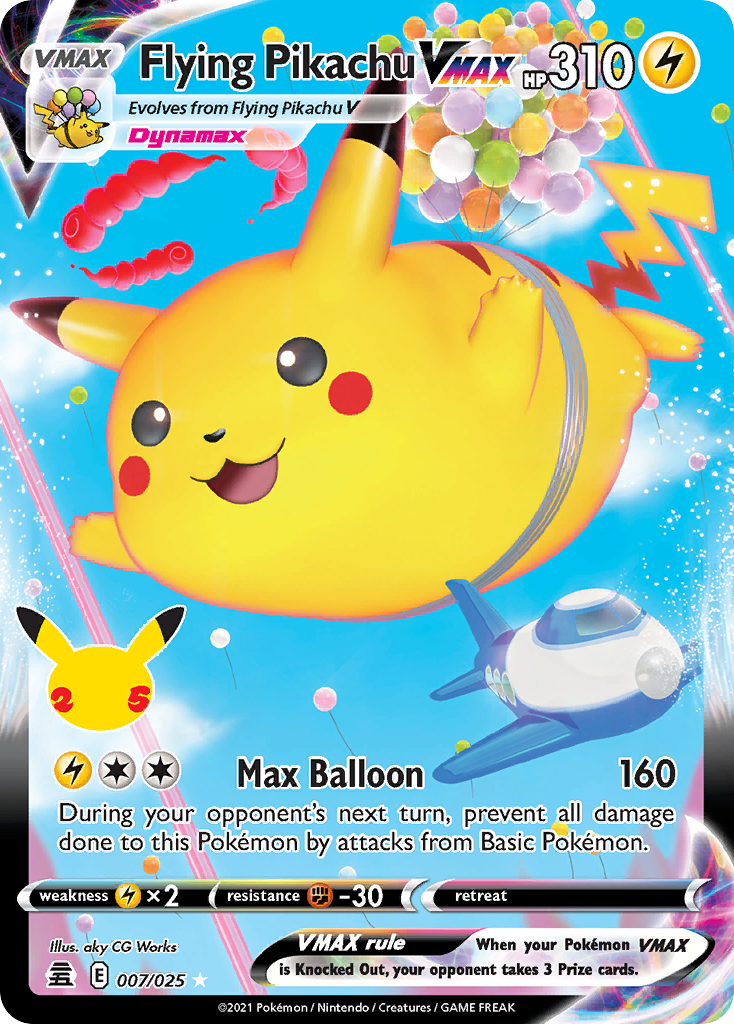 007/25 Flying Pikachu VMAX