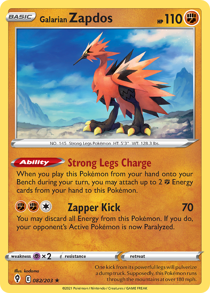 082/203 Galarian Zapdos