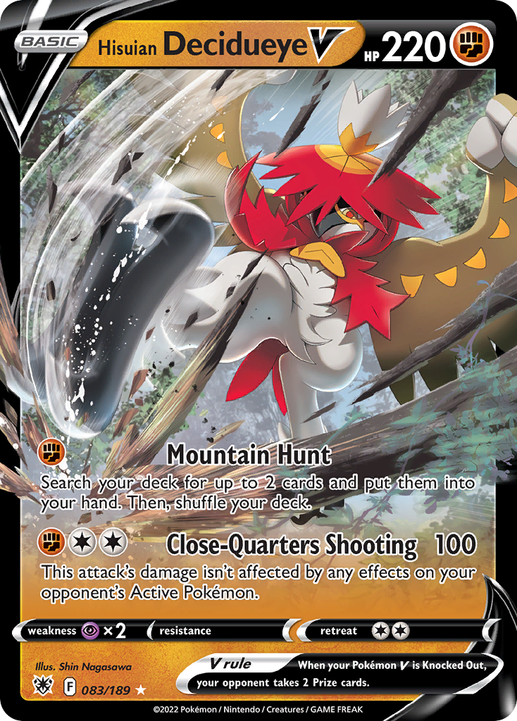 083/189 Hisuian Decidueye V