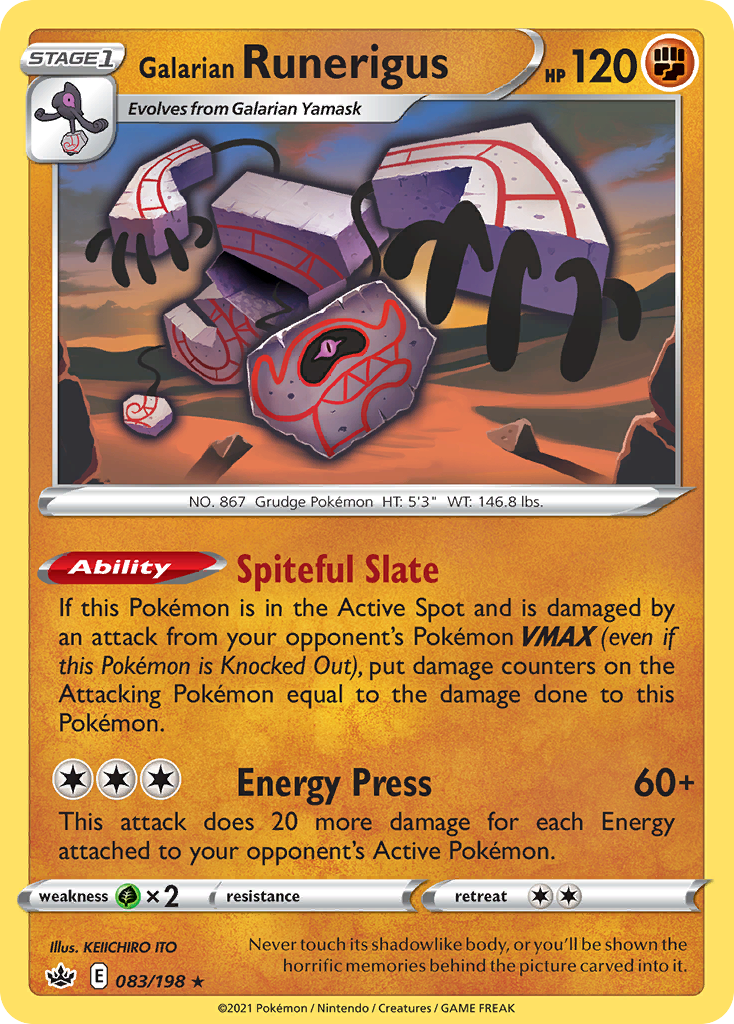 083/198 Galarian Runerigus