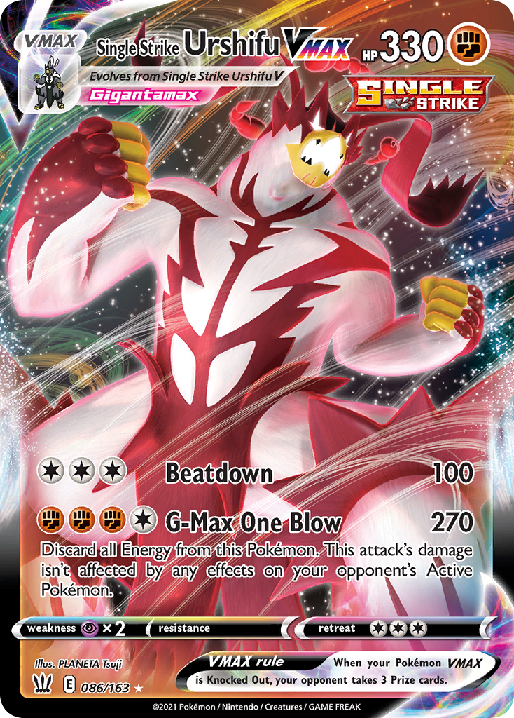 086/163 Single Strike Urshifu VMAX