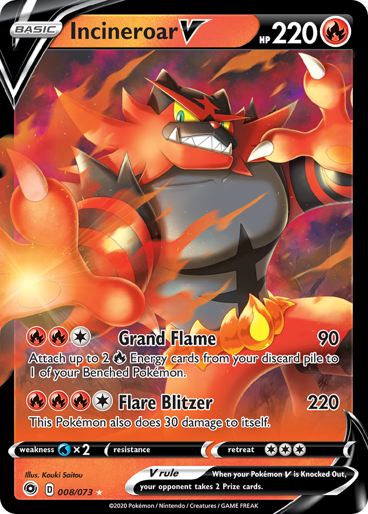 008/73 Incineroar V