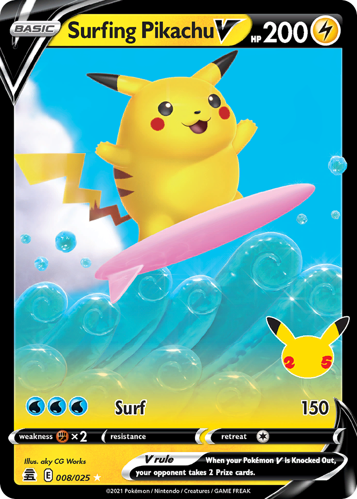 008/25 Surfing Pikachu V