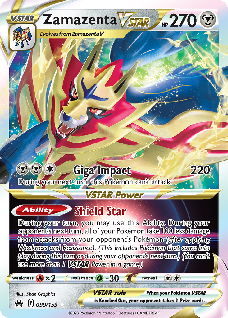 099/159 Zamazenta VSTAR