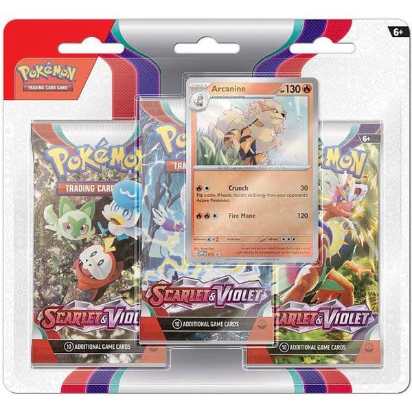 Scarlet & Violet 3-pak Blister