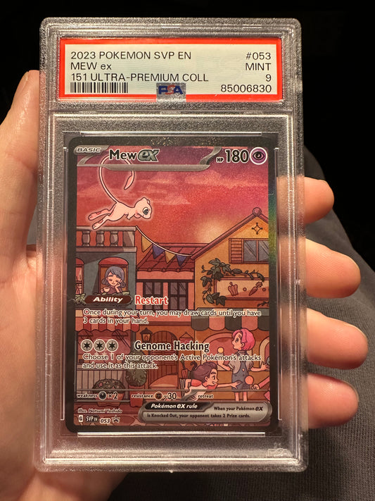 Mew EX Black Star Promo PSA 9 Scarlet Violet (2023) #svp053