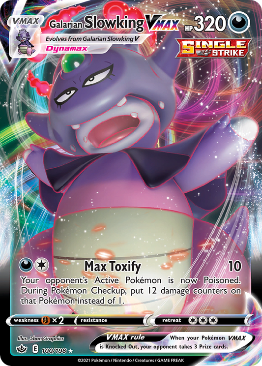 100/198 Galarian Slowking VMAX