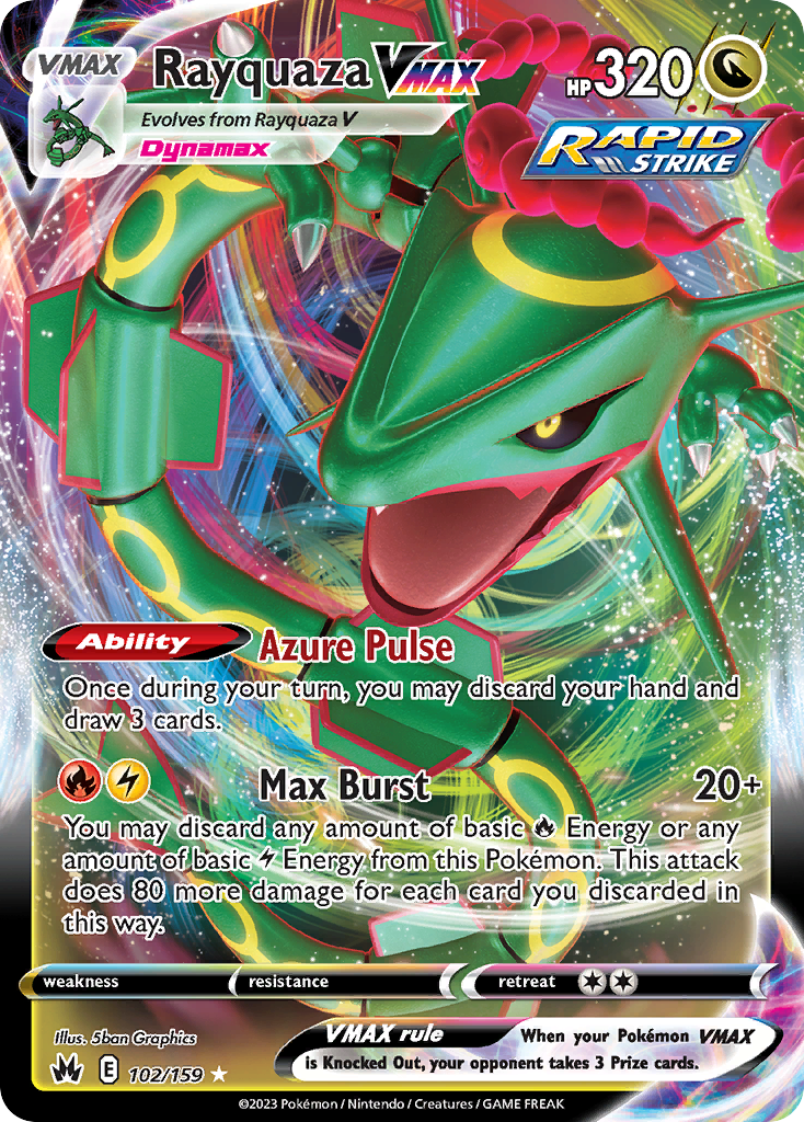 102/159 Rayquaza VMAX