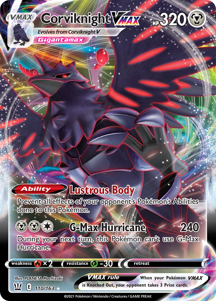 110/163 Corviknight VMAX