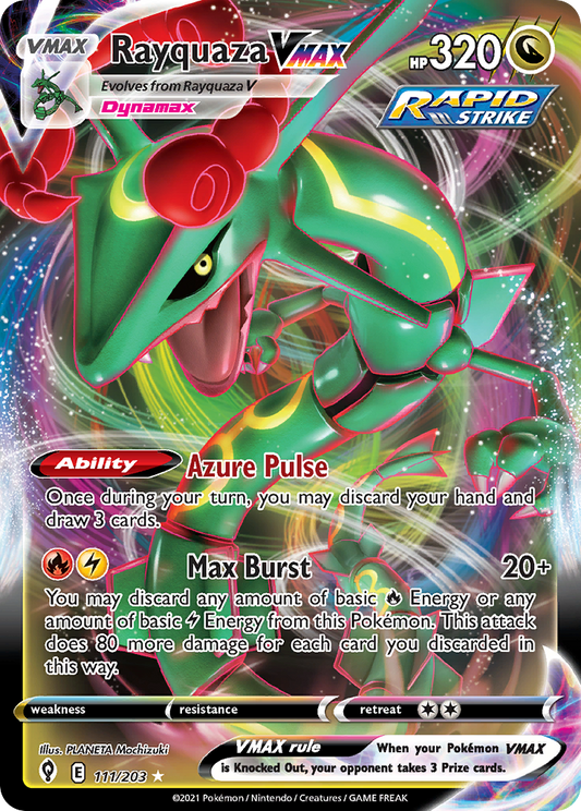 111/203 Rayquaza VMAX