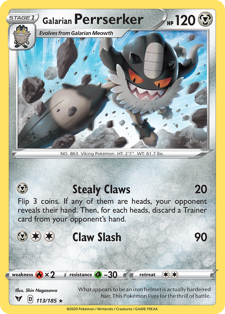 113/185 Galarian Perrserker