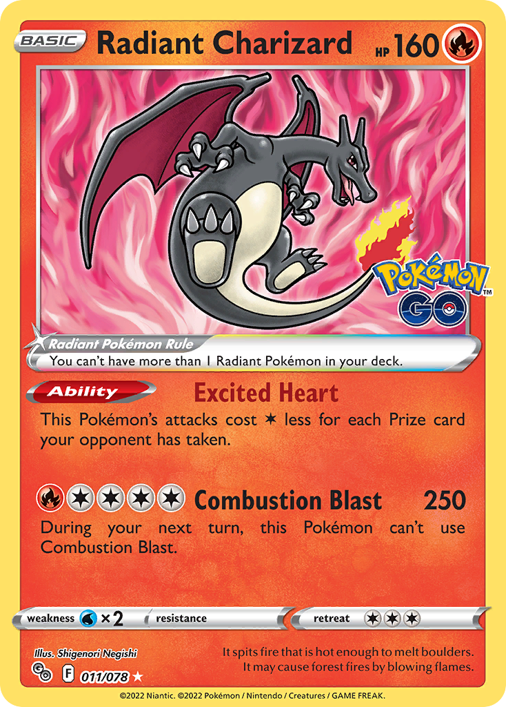 011/78 Radiant Charizard