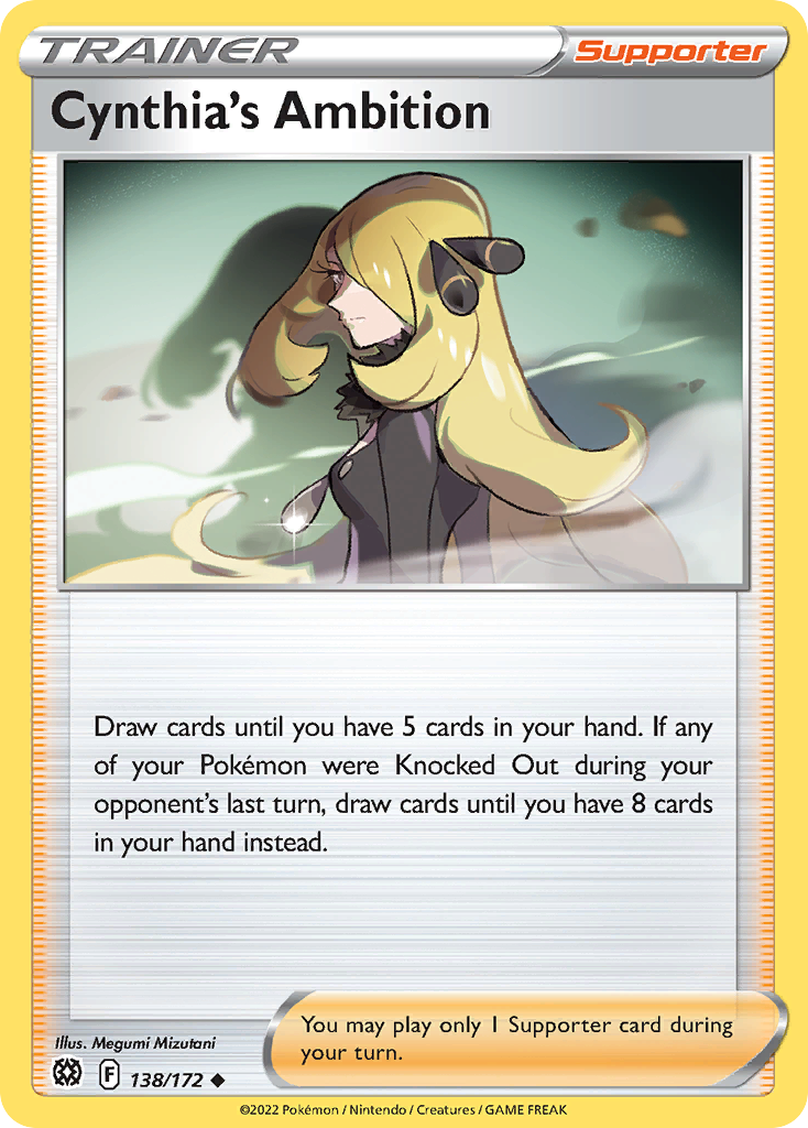 138/172 Cynthia's Ambition