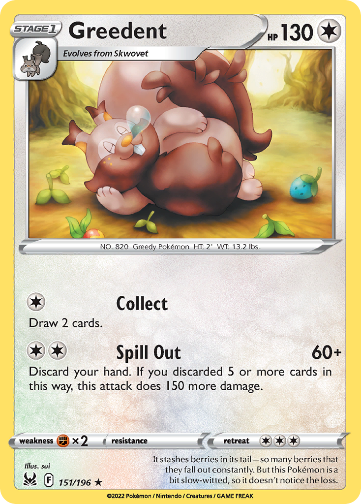 151/196 Greedent