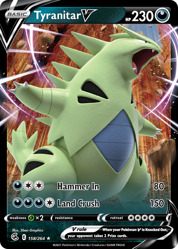 158/264 Tyranitar V