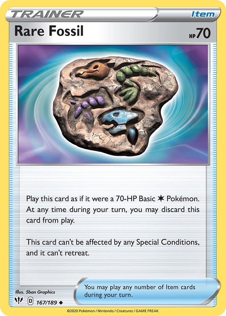 167/189 Rare Fossil