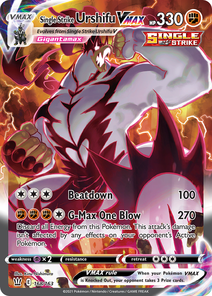 168/163 Single Strike Urshifu VMAX