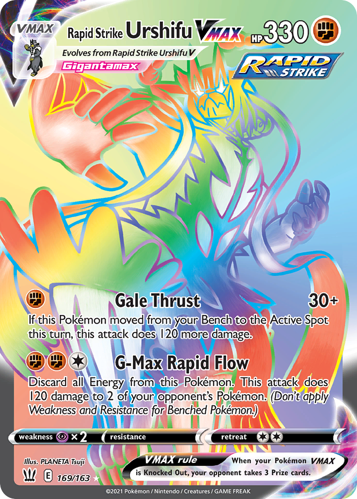 169/163 Rapid Strike Urshifu VMAX