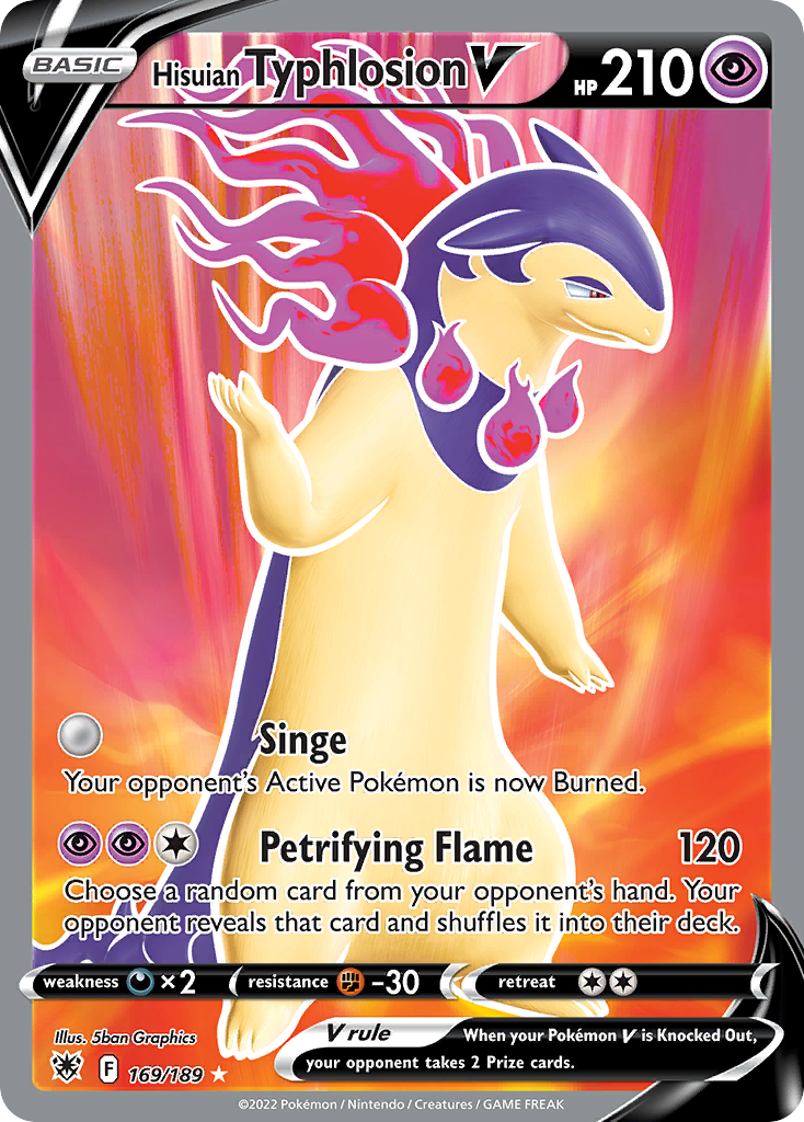 169/189 Hisuian Typhlosion V