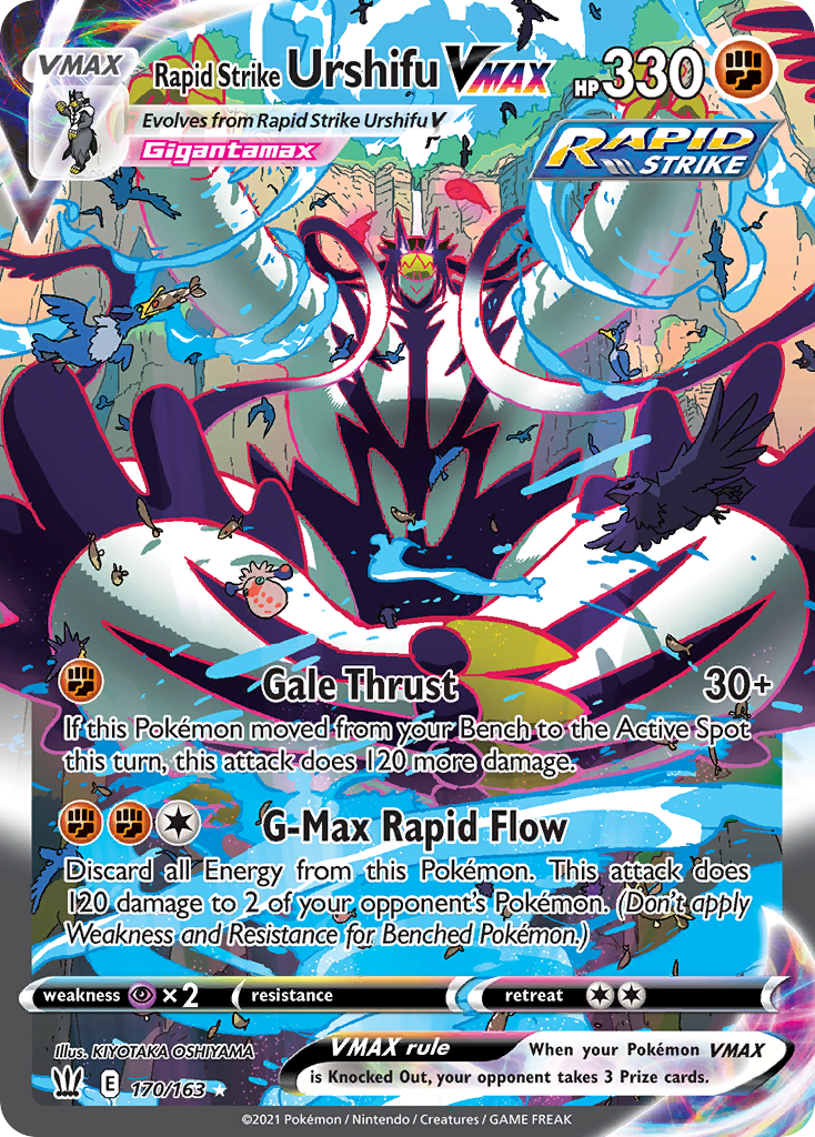 170/163 Rapid Strike Urshifu VMAX